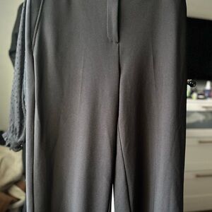 Amanda & Chelsea Elegant Black Straight Leg Trousers